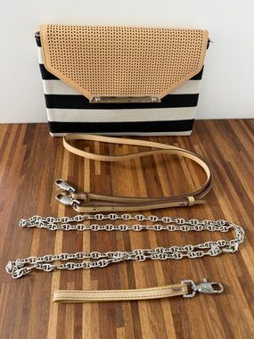 Stella & Dot City Slim Convertible Clutch Bundle with additional straps